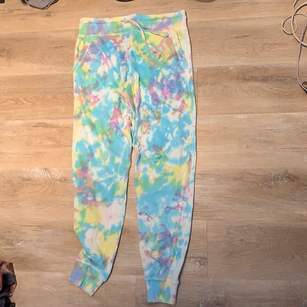 Homemade tie dye sweatpants